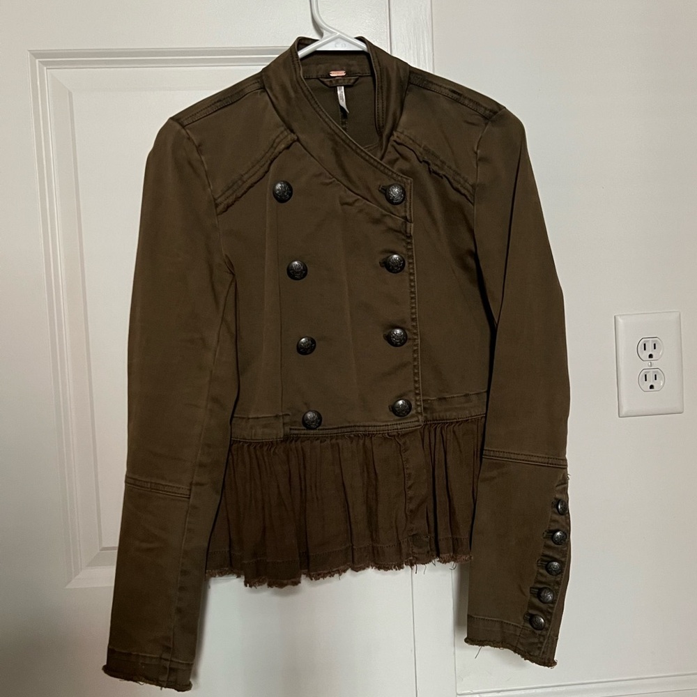 Free People Military Jacket